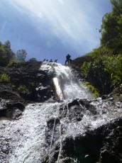 Blue canyon canyoning tour waterfall adventure 1